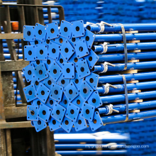 blue powder coating adjustable prop telescopic scaffolding poles heavy duty jack props